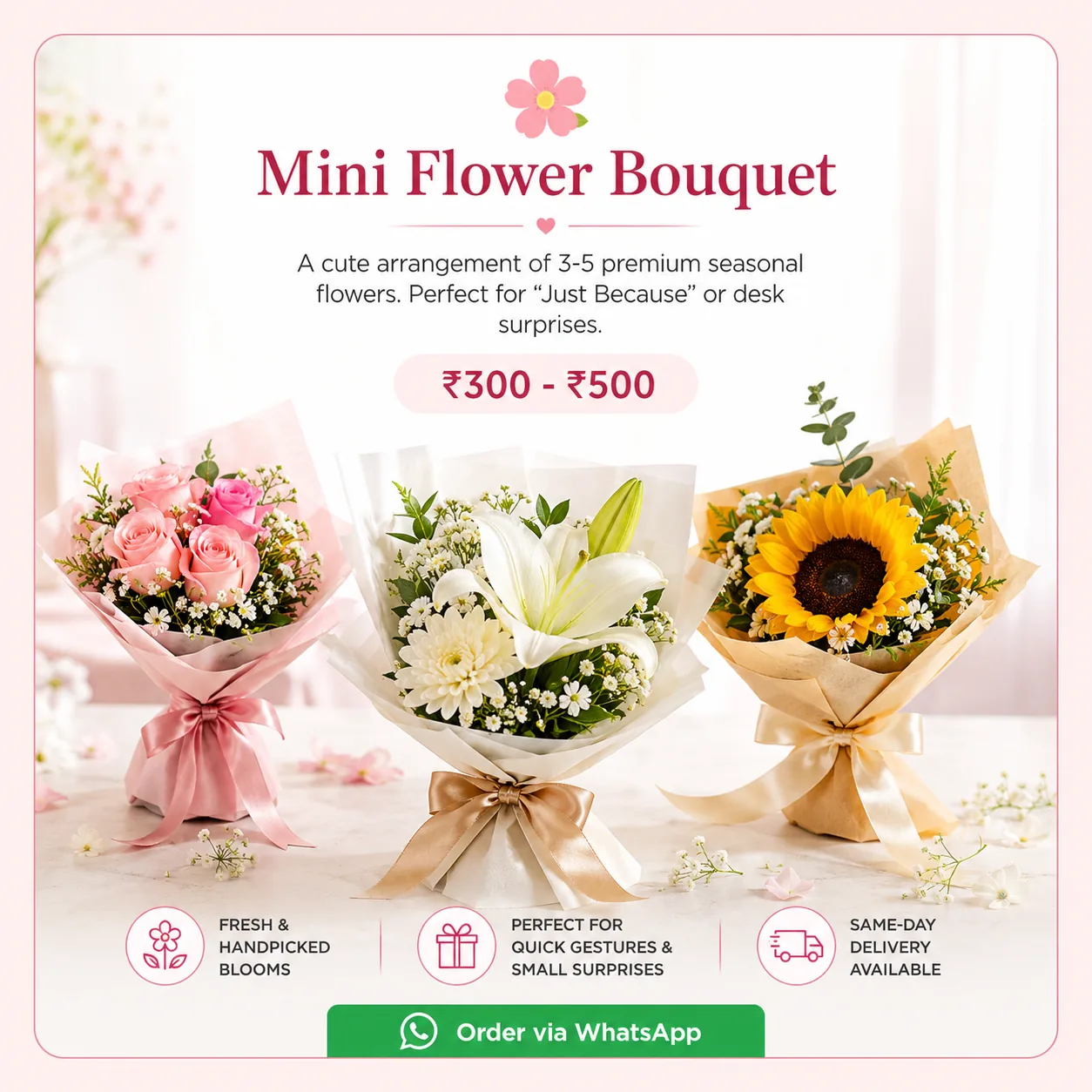 Mini Flower Bouquet