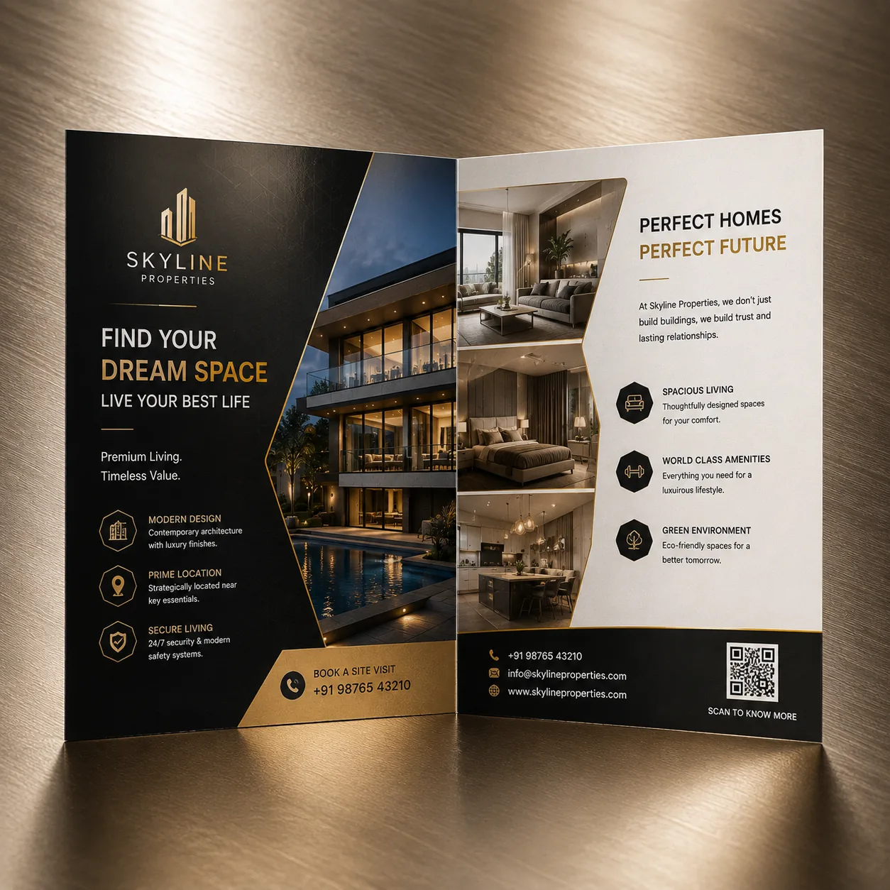 Bi-fold flyers