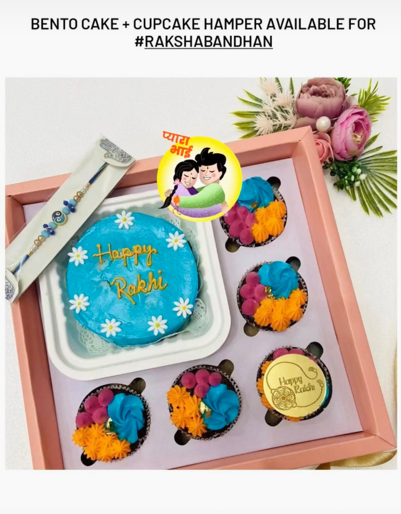 Bento Bloom Box - Raksha Bandhan Gift Hamper Zirakpur