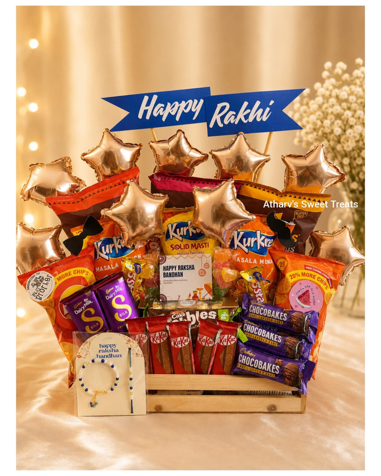 RockStar Rakhi Hamper - Raksha Bandhan Gift Hamper Zirakpur