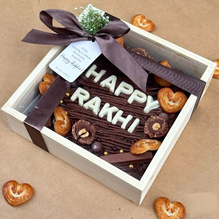 Fudge Brownie Cake - Raksha Bandhan Gift Hamper Zirakpur