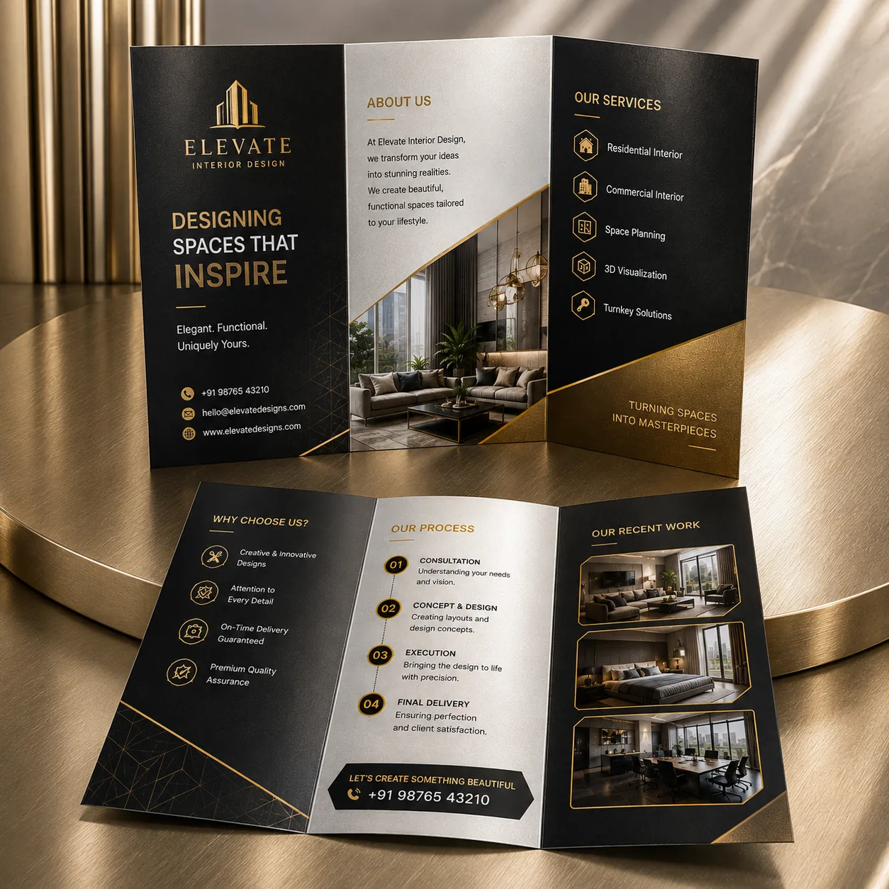 Tri-fold flyers